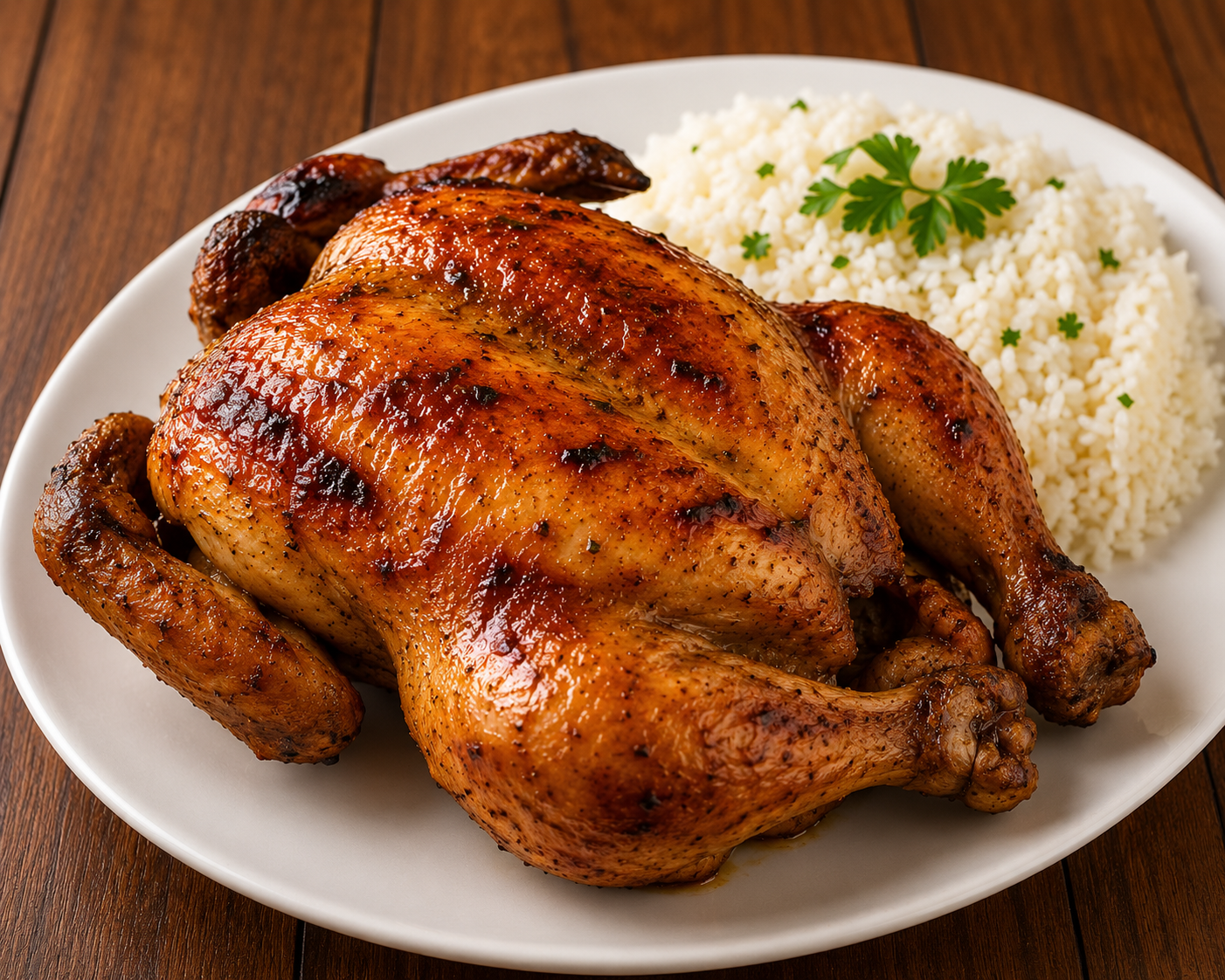 Frango Inteiro + 1 Acompanhamento